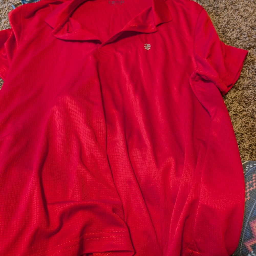 Izod Vibrant Red Polo Shirt